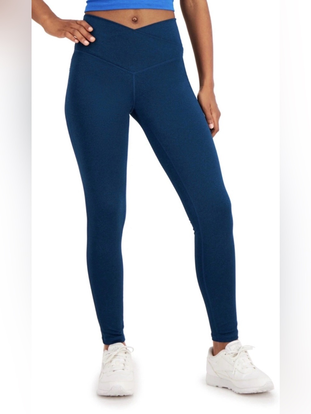 Jenni on Repeat Crossover Full Length Legging, Legion Blue, XS, New